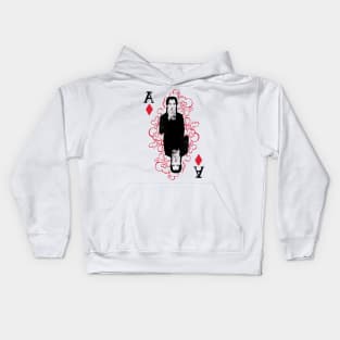 Addams Playing Card - Wednesday Kids Hoodie